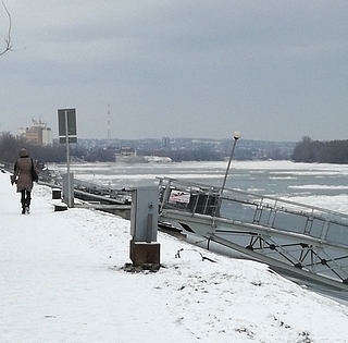 Várhatóan szombaton megjelennek az első jégtáblák a Dunán Mohácsnál