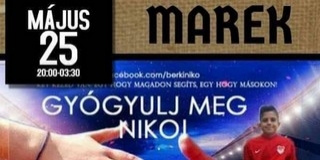 Berki Nikolasz és családja javára tartanak jótékonysági bált