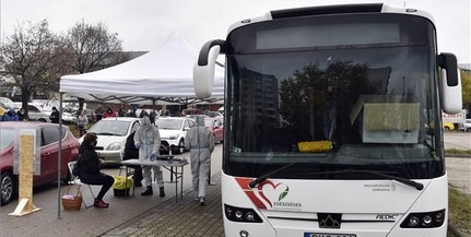 Szűrőbuszok is közreműködnek a gyanús esetek tesztelésében