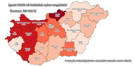 Stagnál a napi új fertőzöttek száma Baranyában