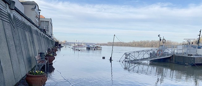 Két éve történt: Mohácshoz közelített a dunai ár, végül 805 centiméterrel tetőzött a folyó