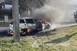 Fémtisztára égett egy személyautó hétvégén Liptódon