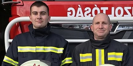 Együtt szolgál Mohácson apa és fia, Peterke András és Peterke Balázs Bálint a tűzoltóságon Együtt szolgál Mohácson apa és fia, Peterke András és Peterke Balázs Bálint a tűzoltóságon
