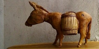 Mohácsi fafaragó, Hornyák Zoltán alkotásai a Deák téren