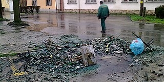 Gyújtogatás: három szelektív hulladékgyűjtő konténer elégett