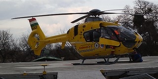 Életet mentett a helikopter, ami először landolt a kórház épületének tetején