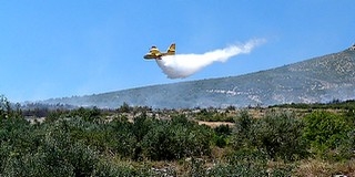 Mohácsi tűzoltó tájékoztatója: Tűz volt kedden Split térségében