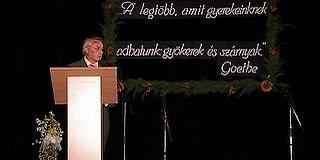 Dr. Hargitai János köszöntője a tanévkezdés alkalmából