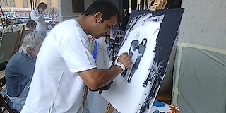 Emberi kapcsolatok: mohácsi résztvevők a negyedik budapesti PsychArt24 festőmaratonon