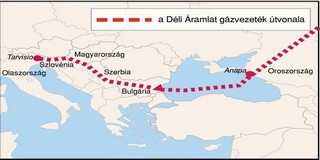 A beruházásban érintett Mohács térsége - Dunaszekcsőnél érkezik ide a Déli Áramlat gázvezeték