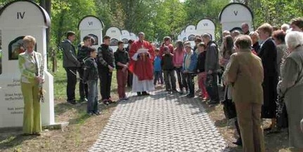 Közadakozásból készült el a tizennégy stációs keresztút