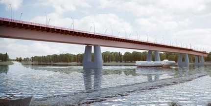Így festhet majd Mohácsnál a ma még Budapesten álló Deák Ferenc híd
