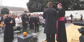 A békés nyugalmat árasztó kolostor ódon falai közt korszerű óvodát avattak Mohácson