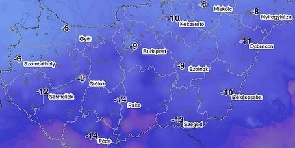 Mínusz tizenhárom fok volt szilveszterkor Mohácson, jön az enyhülés Mínusz tizenhárom fok volt szilveszterkor Mohácson, jön az enyhülés