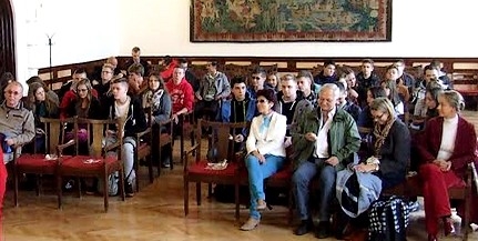 Lengyel diákok vendégségben a Kisfaludy gimnáziumban