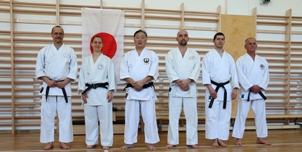 Japán karate mester oktatott a Brodában