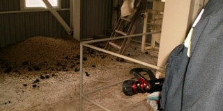 Izzó takarmány miatt riasztották a mohácsi tűzoltókat