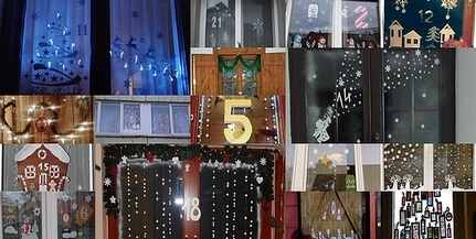 Sorra nyíltak a város ablakai az adventi időszakban, gyerekek és felnőttek is díszítettek Sorra nyíltak a város ablakai az adventi időszakban, gyerekek és felnőttek is díszítettek