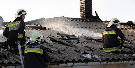 Kigyulladt a kémény egy Orgona utcai házban