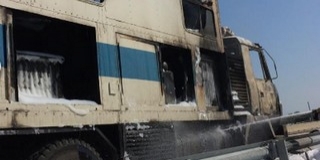 Kigyulladt a sztrádán egy teherautó, elterelik a forgalmat