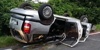 A szántóföldön kötött ki egy autó Mohács és Somberek között