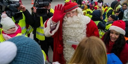 Megérkezett Budapestre a finn Mikulás, Joulupukki