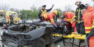 Baleseti helyzeteket szimuláltak az Expo Centerben