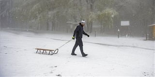 Ilyet is ritkán látni májusban: havazott a Kékesen