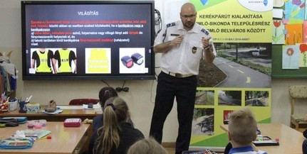 Iskolában, oviban akciózott a komlói baleset helyszínelő Iskolában, oviban akciózott a komlói baleset helyszínelő