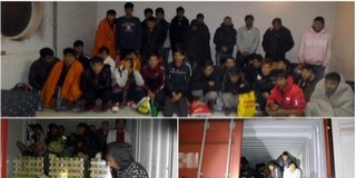 Csaknem negyven migráns került elő egy tehervonatból Csaknem negyven migráns került elő egy tehervonatból