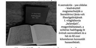 Megjelent a Szentlőrinci Járás volt főszolgabírájának hadifogolynaplója