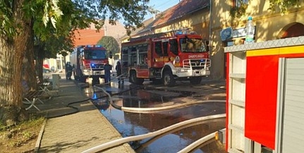 Leégett egy panzió-étterem kedden Szászváron Leégett egy panzió-étterem kedden Szászváron
