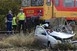 Autóval ütközött egy vonat, a helyszínen meghalt a sofőr
