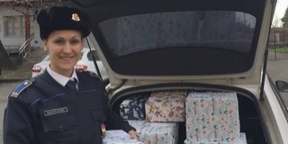A siklósi rendőrök is gyűjtöttek a rászorulóknak