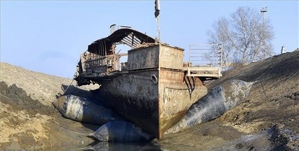 Sikerült a Szőke Tisza gőzös kiemelése