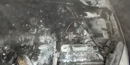 Szabadnapos tűzoltó oltott el egy lángoló kocsit Komlón