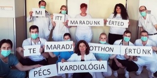 Fogadjuk meg: ezt üzenik az embereknek a pécsi 400 Ágyas Klinika dolgozói Fogadjuk meg: ezt üzenik az embereknek a pécsi 400 Ágyas Klinika dolgozói