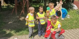 Birtokba vették a kicsik a KRESZ-Ovit Szigetváron Birtokba vették a kicsik a KRESZ-Ovit Szigetváron