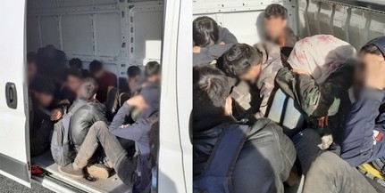 A pécsi zsaruk infói alapján kapcsoltak le egy migránsokat szállító teherautót