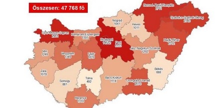 Baranyában már több mint 1300 fertőzöttet tartanak nyilván