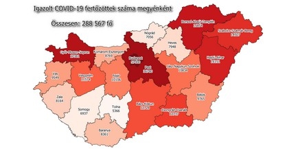 Meghalt 144 beteg, 2804-gyel nőtt a fertőzöttek száma Magyarországon