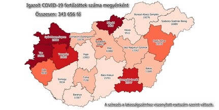 Baranyában is tovább emelkedett a fertőzöttek száma