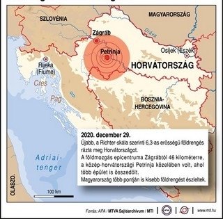 Meghaladja a decemberi földrengések magyarországi kárbejelentéseinek száma a horvátországit Meghaladja a decemberi földrengések magyarországi kárbejelentéseinek száma a horvátországit