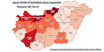 Újabb csúcsot döntött Baranyában az új fertőzöttek száma