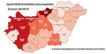 Tizenhét új fertőzöttet azonosítottak Baranyában