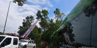 Hatalmas vihar találta telibe Pécset, károkat okozott a szél