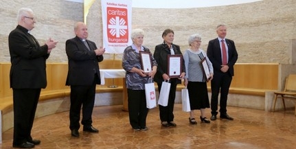 Három baranyai önkéntes munkáját ismerték el Karitász Hungarica Díjjal