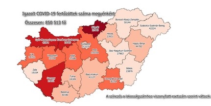 Több mint kétszáz új fertőzöttet azonosítottak Baranya megyében a hétvégén