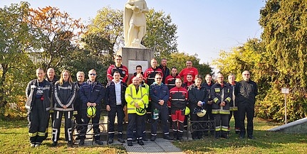 Huszonkét baranyai önkéntes tűzoltó tett vizsgát