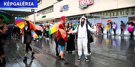 Mintegy félezren vettek részt az LMBTQ-felvonuláson - Miattuk zárták le fél Pécset